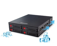 Load image into Gallery viewer, 6-Bay 2.5inch SATA SSD HDD Hot Swap Mobile Rack/Enclosure Hard Disk Enclosure Rack Data Storage For 5.25 Drive Bay