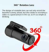 Load image into Gallery viewer, RDVR 360° Mini WiFi Car DVR Cam HD 1080P Night Vision dash Camera Smart auto video recorder with G-sensor