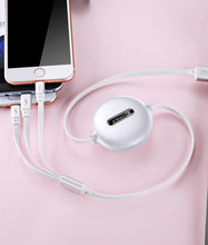 Load image into Gallery viewer, 3 in 1 Retractable Micro USB Type C Cable for iPhone Samsung Huawei Fast Charging