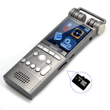 Load image into Gallery viewer, Professional Voice Activated Digital Audio Voice Recorder 16GB 8GB USB Pen Non-Stop 100hr Recording PCM 1536Kbps Support TF-Card