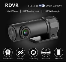 Load image into Gallery viewer, RDVR 360° Mini WiFi Car DVR Cam HD 1080P Night Vision dash Camera Smart auto video recorder with G-sensor
