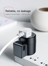 Load image into Gallery viewer, Baseus Universal Travel Adapter USB Charger Dual USB 2.4A Wall Charger Plug Power Adapter Converter for EU US UK AU
