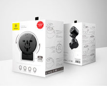 Load image into Gallery viewer, Baseus Universal Travel Adapter USB Charger Dual USB 2.4A Wall Charger Plug Power Adapter Converter for EU US UK AU
