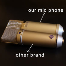 Load image into Gallery viewer, HTT-U87 DIY silver Professional 34mm Capsules Music Audio Studio Sound Recording Condenser Microphone