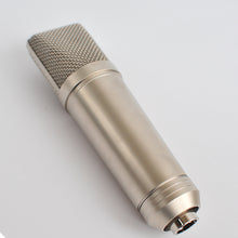 Load image into Gallery viewer, HTT-U87 DIY silver Professional 34mm Capsules Music Audio Studio Sound Recording Condenser Microphone