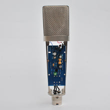 Load image into Gallery viewer, HTT-U87 DIY silver Professional 34mm Capsules Music Audio Studio Sound Recording Condenser Microphone
