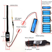 Load image into Gallery viewer, 1080P Full HD H.264 Ultra Mini WIFI (2.4GHz) Flexible Camera Video Audio Recorder Motion Detection Camcorder IP P2P Micro Cam 3000mAh