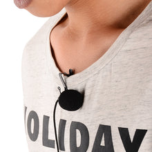Load image into Gallery viewer, Ollivan Omnidirectional Metal Microphone 3.5mm Jack Lavalier Tie Clip Microphone Mini Audio Mic for Computer Laptop Mobile Phone