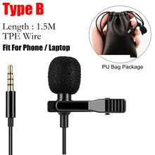 Load image into Gallery viewer, Ollivan Omnidirectional Metal Microphone 3.5mm Jack Lavalier Tie Clip Microphone Mini Audio Mic for Computer Laptop Mobile Phone