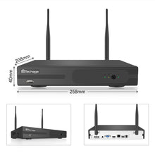 Load image into Gallery viewer, 4CH  8CH 1080P Wireless NVR Kit CCTV System 2MP WiFi Audio Record IP Camera IR Outdoor Video Security Surveillance Set 1TB HDD