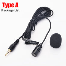 Load image into Gallery viewer, Ollivan Omnidirectional Metal Microphone 3.5mm Jack Lavalier Tie Clip Microphone Mini Audio Mic for Computer Laptop Mobile Phone