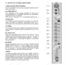 Load image into Gallery viewer, Freeboss ME82 Ultra low noise 4 Mono + 2 stereo 8 channels 16 DSP USB professional dj audio mixer console