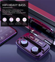 Load image into Gallery viewer, Wireless Earphones Bluetooth V5.0 TWS Wireless Bluetooth Headphones LED Display With 3300mAh Power Bank Headsets With Microphone