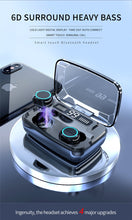 Load image into Gallery viewer, Wireless Earphones Bluetooth V5.0 TWS Wireless Bluetooth Headphones LED Display With 3300mAh Power Bank Headsets With Microphone