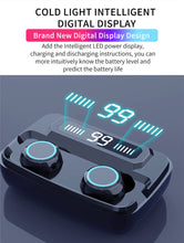 Load image into Gallery viewer, Wireless Earphones Bluetooth V5.0 TWS Wireless Bluetooth Headphones LED Display With 3300mAh Power Bank Headsets With Microphone