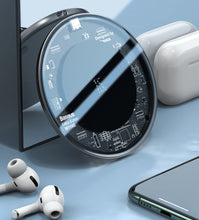 Load image into Gallery viewer, Baseus 15W Fast Wireless Charger For iPhone 11 X Xs Max For Airpods Visible Qi Wireless Charging Pad For Samsung S10 S9 Note 10