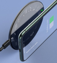 Load image into Gallery viewer, Baseus 15W Fast Wireless Charger For iPhone 11 X Xs Max For Airpods Visible Qi Wireless Charging Pad For Samsung S10 S9 Note 10