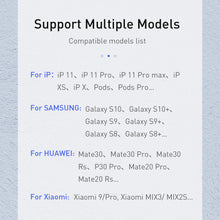 Load image into Gallery viewer, Baseus 15W Fast Wireless Charger For iPhone 11 X Xs Max For Airpods Visible Qi Wireless Charging Pad For Samsung S10 S9 Note 10