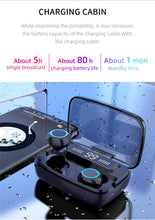Load image into Gallery viewer, Wireless Earphones Bluetooth V5.0 TWS Wireless Bluetooth Headphones LED Display With 3300mAh Power Bank Headsets With Microphone