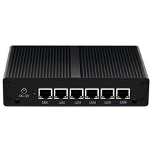 Load image into Gallery viewer, Firewall Router Intel Core i3 4010U 5010U AES NI Pfsense Mini PC 6 LAN Intel i211AT Gigabit Ethernet 4*USB HDMI WiFi 4G LTE SIM