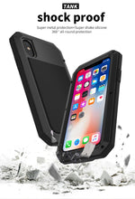 Load image into Gallery viewer, Heavy Duty Protection Doom armor Metal Aluminum phone Case for iPhone 11 Pro XS MAX SE 2 XR 6 6S 7 8 Plus X 5S Shockproof Cover