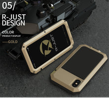 Load image into Gallery viewer, Heavy Duty Protection Doom armor Metal Aluminum phone Case for iPhone 11 Pro XS MAX SE 2 XR 6 6S 7 8 Plus X 5S Shockproof Cover