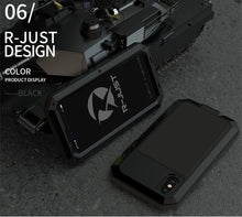 Load image into Gallery viewer, Heavy Duty Protection Doom armor Metal Aluminum phone Case for iPhone 11 Pro XS MAX SE 2 XR 6 6S 7 8 Plus X 5S Shockproof Cover