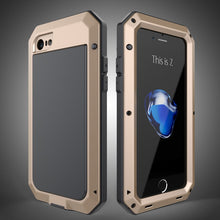 Load image into Gallery viewer, Heavy Duty Protection Doom armor Metal Aluminum phone Case for iPhone 11 Pro XS MAX SE 2 XR 6 6S 7 8 Plus X 5S Shockproof Cover