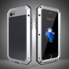 Load image into Gallery viewer, Heavy Duty Protection Doom armor Metal Aluminum phone Case for iPhone 11 Pro XS MAX SE 2 XR 6 6S 7 8 Plus X 5S Shockproof Cover