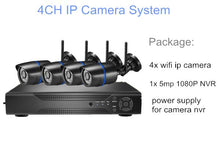 Load image into Gallery viewer, 16ch wireless cctv ip camera security system kit 1080P 8ch 4ch video surveillance outdoor 5MP nvr home security wifi camera set