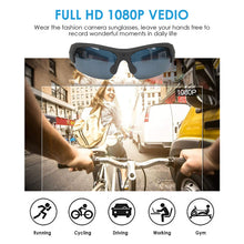 Load image into Gallery viewer, ET HD1080P Sunglasses Camera Headset Smart Mini Camera Glasses Multifunctional Bluetooth MP3 Player Cycling & Sports Accessories 16/32Gb