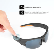 Load image into Gallery viewer, ET HD1080P Sunglasses Camera Headset Smart Mini Camera Glasses Multifunctional Bluetooth MP3 Player Cycling & Sports Accessories 16/32Gb