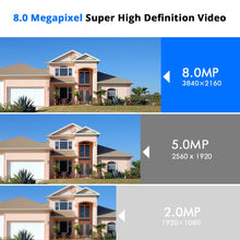 Load image into Gallery viewer, Hiseeu 4K Wireless WIFI Camera SD Card Slot Outdoor Waterproof 8MP 5MP 4MP 2MP Security IP Camera for POE NVR ONVIF APP Remote
