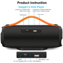 Load image into Gallery viewer, Wireless Best Bluetooth Speaker Portable Outdoor Column Box Loud Subwoofer Stereo Speaker Support TF FM USB For Phone PC