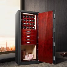 Load image into Gallery viewer, Automatic Watch winder Safety box Watch Safe box for deposit/watch/jewelry/antique Guard against theft case Strong box