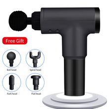 Load image into Gallery viewer, Jinkairui 4 Heads Massage Fascial Gun Deep Body Sport Therapy Muscle Pain Relief Body Shaping Slimming Relaxation Massagea