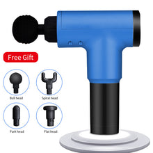 Load image into Gallery viewer, Jinkairui 4 Heads Massage Fascial Gun Deep Body Sport Therapy Muscle Pain Relief Body Shaping Slimming Relaxation Massagea
