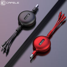 Load image into Gallery viewer, 3 in 1 Retractable Micro USB Type C Cable for iPhone Samsung Huawei Fast Charging