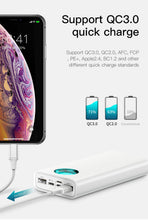 Load image into Gallery viewer, Baseus 20000mAh Power Bank Type C PD Fast Charging + Quick Charge 3.0 USB Powerbank External Battery For iPhone Huawei etc
