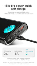 Load image into Gallery viewer, Baseus 20000mAh Power Bank Type C PD Fast Charging + Quick Charge 3.0 USB Powerbank External Battery For iPhone Huawei etc