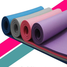 Load image into Gallery viewer, Thick and Durable Yoga Mat Anti-skid Sports Fitness Mat Small 15 Mm PVC for Yoga and fitness