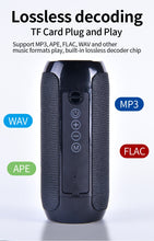 Load image into Gallery viewer, TG117 Bluetooth Outdoor Speaker Waterproof Portable Wireless Column Loudspeaker Box Support TF Card FM Radio Aux Input