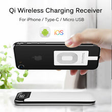 Load image into Gallery viewer, QI Wireless Charger Receiver Module Wireless Charging Pad Coil for Huawei P30 iPhone 6s 7 8 Samsung S7 S8 S10 LG G7 V30