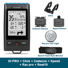 Load image into Gallery viewer, SHANREN DI-PRO GPS Bike Computer 96-Hour Cycling GPS Bicycle Computer with Headlight