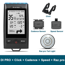 Load image into Gallery viewer, SHANREN DI-PRO GPS Bike Computer 96-Hour Cycling GPS Bicycle Computer with Headlight