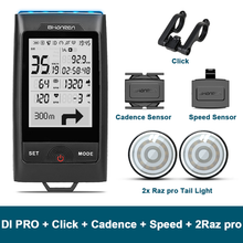 Load image into Gallery viewer, SHANREN DI-PRO GPS Bike Computer 96-Hour Cycling GPS Bicycle Computer with Headlight