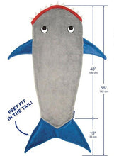 Load image into Gallery viewer, Children / Kids Mermaid Blanket Sleeping Sack Sofa Bed Throw For Boys/Girls Double layer Soft Fleece Shark Mermaid Tail Blanket