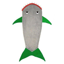 Load image into Gallery viewer, Children / Kids Mermaid Blanket Sleeping Sack Sofa Bed Throw For Boys/Girls Double layer Soft Fleece Shark Mermaid Tail Blanket
