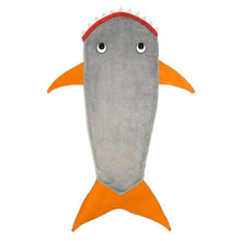 Load image into Gallery viewer, Children / Kids Mermaid Blanket Sleeping Sack Sofa Bed Throw For Boys/Girls Double layer Soft Fleece Shark Mermaid Tail Blanket