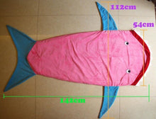 Load image into Gallery viewer, Children / Kids Mermaid Blanket Sleeping Sack Sofa Bed Throw For Boys/Girls Double layer Soft Fleece Shark Mermaid Tail Blanket
